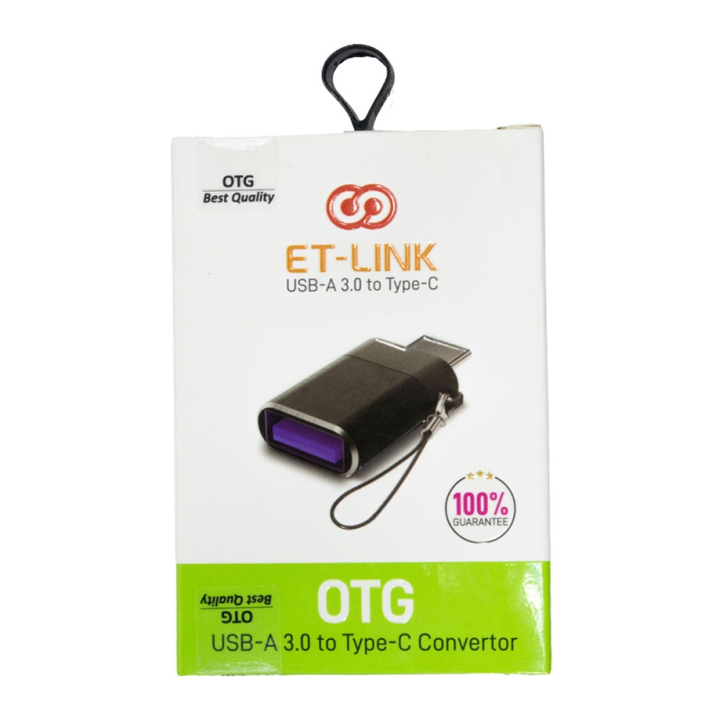 تبدیل OTG کانکتور Type-C با گارانتی 1 سال مارک  ET-LINK
